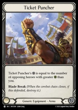 Ticket Puncher (Cold Foil) - Heavy Hitters