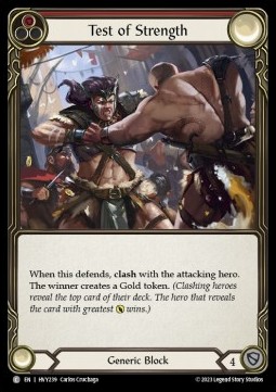 Test of Strength (Rainbow Foil) - Heavy Hitters