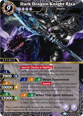 Dark Dragon Knight Rixa (V.1 - X Rare) - Savior of Chaos