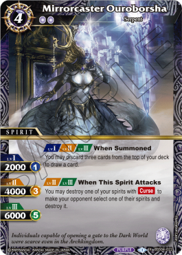 Mirrorcaster Ouroborsha (V.1 - X Rare) - Savior of Chaos