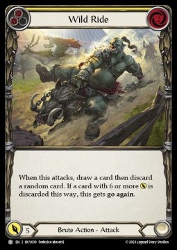 Wild Ride (Yellow) (Regular) - Heavy Hitters