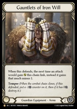 Gauntlets of Iron Will (Rainbow Foil) - Heavy Hitters