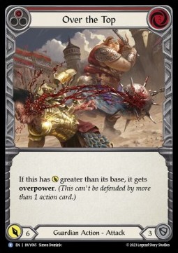 Over the Top (Red) (Regular) - Heavy Hitters