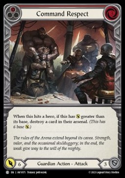 Command Respect (Red) (Regular) - Heavy Hitters