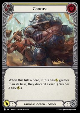 Concuss (Yellow) (Regular) - Heavy Hitters