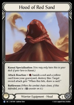 Hood of Red Sand (Regular) - Heavy Hitters
