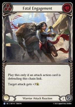 Fatal Engagement (Blue) (Regular) - Heavy Hitters