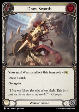 Draw Swords (Yellow) (Regular) - Heavy Hitters