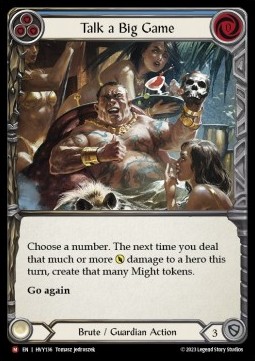 Talk a Big Game (Regular) - Heavy Hitters