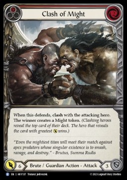 Clash of Might (Red) (Regular) - Heavy Hitters