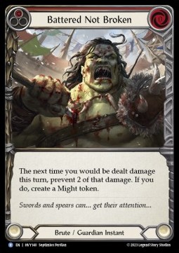 Battered not Broken (Regular) - Heavy Hitters