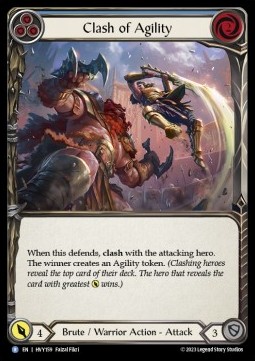 Clash of Agility (Blue) (Regular) - Heavy Hitters