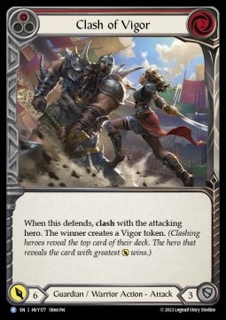 Clash of Vigor (Red) (Regular) - Heavy Hitters
