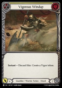 Vigorous Windup (Yellow) (Regular) - Heavy Hitters