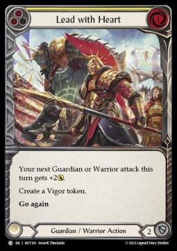 Lead With Heart (Yellow) (Regular) - Heavy Hitters