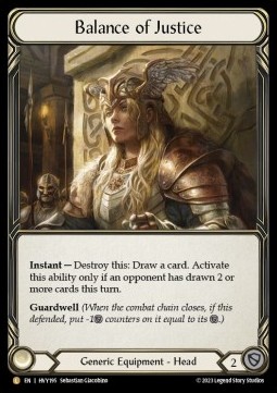 Balance of Justice (Rainbow Foil) - Heavy Hitters