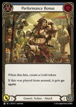 Performance Bonus (Blue) (Regular) - Heavy Hitters
