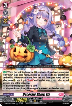 Decorate Shiny, Els [D-Format] (V.1 - Double Rare) - Lyrical Monasterio: Trick or Trick!