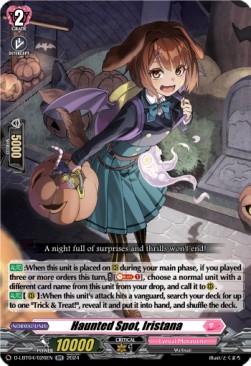 Haunted Spot, Iristana [D-Format] (V.1 - Double Rare) - Lyrical Monasterio: Trick or Trick!