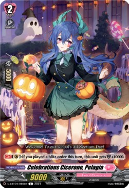 Celebrations Cicerone, Pelagia [D-Format] - Lyrical Monasterio: Trick or Trick!