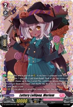 Lottery Lollipop, Meriem [D-Format] (V.2 - Frame Rare) - Lyrical Monasterio: Trick or Trick!