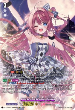 Full Moon Magic, Fortia [D-Format] (V.3 - Secret Rare) - Lyrical Monasterio: Trick or Trick!