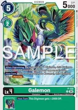 Galemon (P-132) - Promos