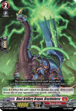 Blast Artillery Dragon, Brachioforce [D-Format] (V.1 - Promo) - D-Promos