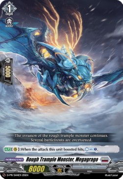 Rough Trample Monster, Megagrago [D Format] (V.1 - Promo) - D-Promos