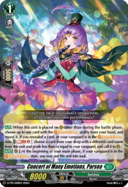 Concert of Many Emotions, Parsea [D-Format] (V.1 - Promo) - D-Promos