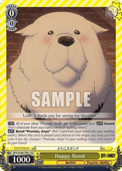 Happy Bond (V.1 - Trial Deck) - SPY x FAMILY