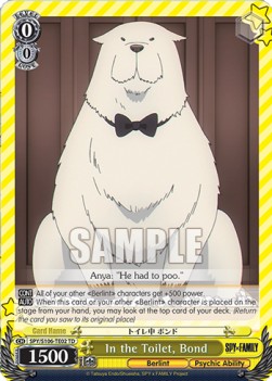 In the Toilet, Bond (V.1 - Trial Deck) - SPY x FAMILY