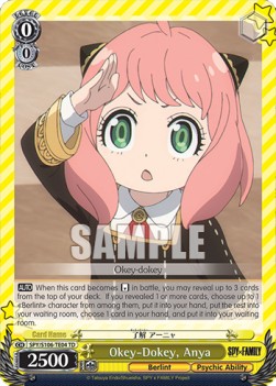 Okey-Dokey, Anya (V.1 - Trial Deck) - SPY x FAMILY