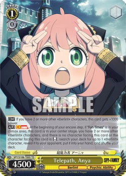 Telepath, Anya (V.1 - Trial Deck) - SPY x FAMILY