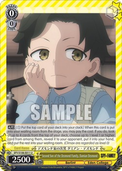 Second Son of the Desmond Family, Damian Desmond (V.1 - Uncommon) - SPY x FAMILY
