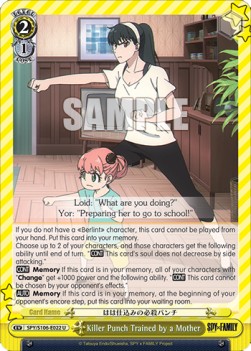 Killer Punch Trained by a Mother (V.1 - Uncommon) - SPY x FAMILY