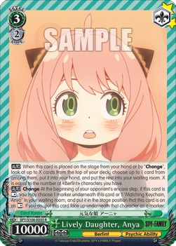 Lively Daughter, Anya (V.1 - Rare) - SPY x FAMILY