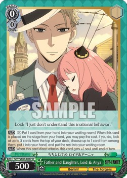 Father and Daughter, Loid & Anya (V.1 - Uncommon) - SPY x FAMILY