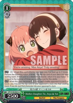 Mother-Daughter Tie, Anya & Yor (V.1 - Uncommon) - SPY x FAMILY