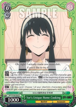 Yor's Unique Home Cooking - SPY x FAMILY