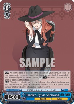 Handler, Sylvia Sherwood (V.1 - Rare) - SPY x FAMILY