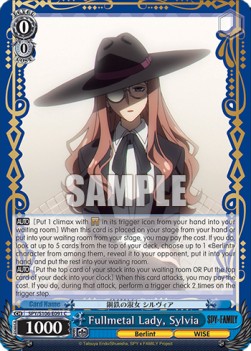 Fullmetal Lady, Sylvia - SPY x FAMILY