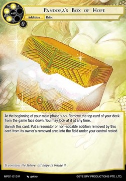 Pandora's Box of Hope - Masterpiece: Pilgrim-Memories