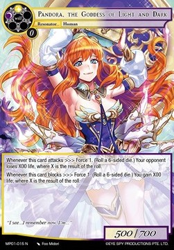Pandora, the Goddess of Light and Dark - Masterpiece: Pilgrim-Memories