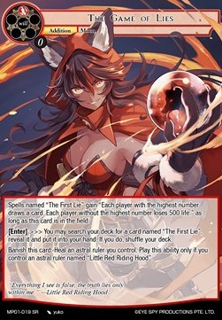 The Game of Lies - Masterpiece: Pilgrim-Memories