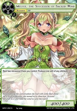 Melfee, the Successor of Sacred Wind - Masterpiece: Pilgrim-Memories