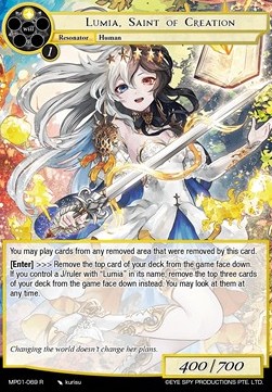 Lumia, Saint of Creation - Masterpiece: Pilgrim-Memories
