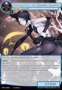 Cheshire Cat, the Grinning Remnant - Masterpiece: Pilgrim-Memories