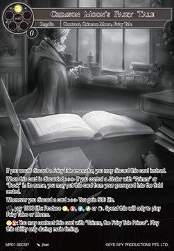 Crimson Moon's Fairy Tale // Grimm, Crown of the Crimson Moon (V.2 - Secret Rare) - Masterpiece: Pilgrim-Memories