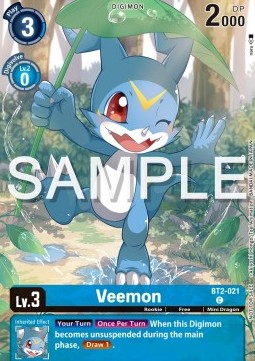 Veemon (BT2-021) - Unnumbered Promos